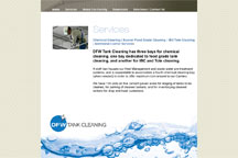 DFW Tank Cleaning website